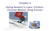 Using Newton’s Laws: Friction, Circular Motion, Drag …mxchen/phys1010901/LectureCh05.pdf · Using Newton’s Laws: Friction, Circular Motion, ... Units of Chapter 5 • Applications