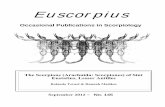Euscorpius - statiapark.org of Statia.pdf · Euscorpius — Occasional Publications in Scorpiology. 2012, No. 145 The scorpions (Arachnida: Scorpiones) of Sint Eustatius, Lesser Antilles
