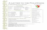 A Letter to the Philippianss3.amazonaws.com/.../public/documents/3234046/2017_March_Newsle… · A Letter to the Philippians ... 7:00 p.m., Saturday, April 15th, for onfirmation and