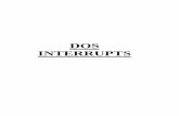 DOS INTERRUPTS - Université Lavalmarchand/ift17583/dosints.pdfthe interrupts ... int 13 - ah = 13h fixed disk ... int 14 - ah = 15h fossil - write character to screen using bios support