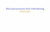 Microprocessor and Interfacing Interrupts - … and 8259 Chip.pdf• Each Far Pointer is Address of Interrupt Service Routine, ISR ... 13 Disk Service Request BIOS ... ICW1 = 0001