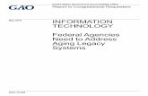 GAO-16-468, INFORMATION TECHNOLOGY: Federal Agencies Need ... · PDF fileINFORMATION TECHNOLOGY Federal Agencies Need to Address ... Series/1 Computer—a 1970s computing system ...
