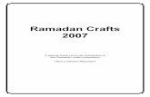 Ramadan Crafts 2007 -   · PDF fileB Bismillah – Basboosa O ... I Iftar V Virtues ... Ramadan Crafts 2007 Compilation by Umm Nassim . Ramadan Crafts 2007 Compilation by