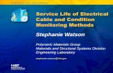 Service Life of Electrical Cable and Condition Monitoring ... · PDF fileService Life of Electrical Cable and Condition ... Safety and performance concerns about electric cables ...