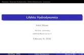 Lifshitz Hydrodynamics -   · PDF fileIntroduction to Lifshitz theory Landau-Fermi liquid theory ... volume etc.) are discontinuous. ... Lifshitz Hydrodynamics February 9,