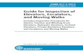 Guide for Inspection of Elevators, Escalators, and …files.asme.org/Catalog/Codes/PrintBook/33789.pdfGuide for Inspection of Elevators, Escalators, and Moving Walks ... Guide for