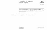INTERNATIONAL ISO STANDARD 13166 · PDF filequantities in the effluent ... any detectable adverse health effect. This International Standard is one of a set ... amplified and output