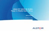 ANALYST DAYS IN DUBAI Power in Middle East / Africa docu… · ANALYST DAYS IN DUBAI Power in Middle East / Africa ... 6 x 800 MW – Coal ... (from 2,100 to 2,400 MW) • Scope: