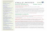 2014-15 Branch Officers FALLS NOTES FALLS NOTES AAUW-River Falls, WI Branch Newsletter APRIL 2015 Pay Equity Day on April 14 The River Falls Branch of AAUW will have a table set up