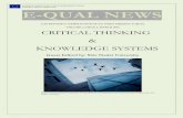 VOLUME 3, ISSUE 2, MARCH 2016 E-QUAL · PDF fileVOLUME 3, ISSUE 2, MARCH 2016 E-QUAL NEWS ... Building bridges between Disciplines: ... designed to encourage students to choose multiple