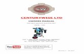 Blast pot user manual CW50L - Centurywise Ltd Files and docs/Blast... · our Guide to setting up Blast Cleaning Equipment . Please visit YouTube ... Close the mini ball valve / machine