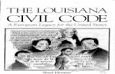 THE LOUISIANA CIVIL CODE - · PDF fileAcknowledgments Acknowledgments Readers of this book may recognize its debt to an earlier book, S. Herman, D. Combe, T. Carbonneau, The Louisiana