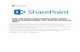 Test Lab Guide: Demonstrate SAML-based Claims ... · PDF fileTest Lab Guide: Demonstrate SAML-based Claims Authentication with SharePoint Server 2013 This document is provided “as-is”.