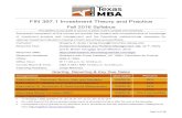 FIN 397.1 Investment Theory and Practice/media/Files/MSB/Departments...FIN 397.1 Investment Theory and Practice ... Investment Analysis and Portfolio Management 10e, ... Course Outline