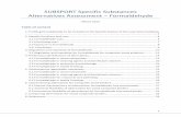 SUBSPORT Specific Substances Alternatives Assessment ... · PDF fileSUBSPORT Specific Substances Alternatives Assessment – Formaldehyde ... (MDF) and plywood, and as ... biocide