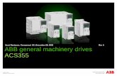 ABB general machinery drives ACS355 - 2.imimg.com · PDF fileCompatible with ACS150, ACS350, ACS355, ACS550 and ACH550