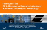 Portrayal of the RF & Microwaves Research Laboratory at ... · PDF filePortrayal of the. RF & Microwaves Research Laboratory. ... Joint project: Electrical ... Ensemble, IE3D • HFSS,
