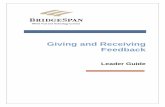 Giving and Receiving Feedback Leader Guidewebconceptsunlimited.com/Samples/Givingand... · Getting Started Leader Guide Page iv Giving and Receiving Feedback About This Guide, continued