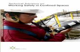 Published in January 2010 by the Workplace Safety and · PDF file · 2011-11-01Technical Advisory on Working Safely in Conﬁ ned Spaces Technical Advisory on ... 4.2 Requirements