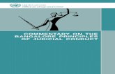 Commentary on the Bangalore Principles of Judicial · PDF fileCOMMENTARY ON THE BANGALORE PRINCIPLES ... The Bangalore Principles of Judicial Conduct have increasingly been ... The