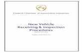 New Vehicle Receiving & Inspection Procedures - · PDF fileFederal Chamber of Automotive Industries New Vehicle Receiving & Inspection Procedures ii Glossary “Receiver” may be