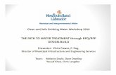 THE PATH TO WATER TREATMENT through RFQ/RFP · PDF fileTHE PATH TO WATER TREATMENT through RFQ/RFP ... How to Approach a Water Treatment Plant Project ... Eastern Regional Engineer
