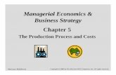 Chapter 5 · PDF file · 2008-02-13Managerial Economics & Business Strategy Chapter 5 ... QMeasures the output produced by the last unit of ... Managerial Economics and Business Strategy,
