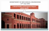 DEPARTMENT OF MECHANICAL ENGINEERING 17th … Engineering... · Dairy Tech., Water Sanitation and ... Funds generated from Extra-Mural Projects: ... Britannia Engineering Company,