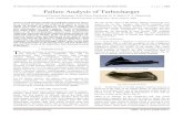 Failure Analysis of Turbocharger - · PDF fileIn this paper, authors have considered Visual examination technique and metallographic techniques for failure analysis of the three turbocharger
