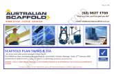 SCAFFOLD PLAN SWMS & JSA - Australian Scaffolds PLAN SWMS & JSA ... If a hazard is rated 1, ... List the step-by-step sequence of tasks required to carry out a work activity from