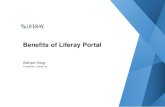 Benefits of Liferay Portal - cs.ubbcluj.robittologatok/eloadasok/2012/liferay.pdf · Adding the blogs portlet to the page . ... similar create script ... Hook plugins can adapt and
