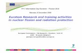 EuratomResearch and training activities in nuclear …7pr.kpk.gov.pl/pliki/10623/Euratom infoday Warsaw 8De… ·  · 2014-04-13EuratomResearch and training activities in nuclear
