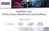 RADIOSS 13.0 Performance Benchmark and Profilinghpcadvisorycouncil.com/pdf/RADIOSS_Analysis_and_Profiling_Intel...4 RADIOSS by Altair • Altair RADIOSS – Structural analysis solver