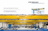 Demag Standard Cranes - Ergonomic Partners · PDF filecrane with rolled steel I-beam (EPDE) or ... optimum travel characteristics and minimum crane runway and wheel ... optimum design