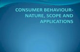 CONSUMER BEHAVIOUR-NATURE, SCOPE AND …easyonlinebooks.weebly.com/.../consumer_behaviour_introduction.pdf · Nature of Consumer Behaviour Consumer behaviour can be defined as: "The