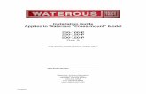 Installation Guide Applies to Waterous “Cross mount” …pneumaxcafs.com/manuals/installation/250-100_-150_500-150-P Install... · Installation Guide Applies to Waterous “Cross-mount