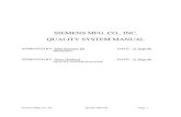 SIEMENS MFG. CO., INC. QUALITY SYSTEM MANUALsiemensmfg.com/wp-content/uploads/2013/09/QCMAN1.pdf · siemens mfg. co., inc. quality system manual ... siemens manufacturing co., inc.