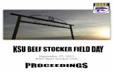 September 27, 2012 KSU Beef Stocker Unit - K-State · PDF fileSeptember 27, 2012 KSU Beef Stocker Unit . ... 5:30 p.m. Complimentary Cutting Bull’s Lament BBQ . ... estimates have