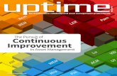 The Pursuit of Continuous Improvement - Reliabilityweb · PDF fileFMEA is a team-based, ... Includes belt and sheave alignments and shaft runout. This has been shown to significantly
