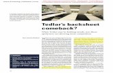 Tedlar's backsheet comeback? - · PDF filescience & technology I backsheets I survey .. Comeback: lsovoltaic from Austria. wf1ich claims il was the first company lo intnxluce Tedlar-based