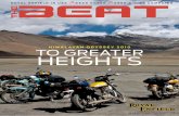 ROyaL ENFIELD IN USa GEaR CHECK KEEP RIDING ... greater heightS ROyaL ENFIELD IN USa GEaR CHECK KEEP RIDING CaMPaIGN HIMALAYAN ODYSSEY 2010 MARKETING NEWSLETTER JulY 2010 2 3 kick