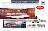 Quality Tools for Solid Surface Fabrication - The … Tools for Solid Surface Fabrication PRODUCTS YOU CAN BE PROUD OF START WITH TOOLS YOU CAN TRUST POWER PRECISION PROFITS 01/08