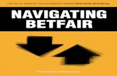 Navigating Betfair - Welcome to DRT - Delay React · PDF fileNavigating Betfair 1 ... Next, I will show you how to navigate to the betting markets for a specific ... The Over/Under