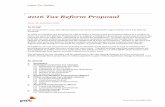 2016 Tax Reform Proposal - PwC the 2016 Tax Reform Proposal is decreasing the effective corporate tax ... line method will be permitted with the declining balance accelerated depreciation