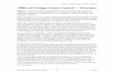 Office of Foreign Assets Control — Overview - U.S. · PDF file · 2018-02-21124 All U.S. persons m ust comply with OFAC reg lations, ... Office of Foreign Assets Control — Overview