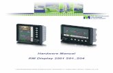 Hardware Manual RM Display 2501 S01. - · PDF fileRM Display 2501 S01..S04 2006 RM Michaelides Software & Elektronik GmbH • Donaustrasse 14 • D-36043 Fulda ... 5 Installation