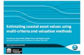 Estimating coastal asset values using multi-criteria and ... · PDF fileEstimating coastal asset values using ... • Marine reserve planning also require ... Estimating coastal asset