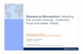 Resource Revolution: Meeting the world’s energy, · PDF fileCONFIDENTIAL AND PROPRIETARY ... Resource Revolution: Meeting the world’s energy, materials, ... SOURCE: McKinsey analysis