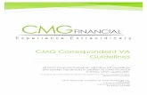 CMG Correspondent VA Guidelines - cmgfi.comdocs.cmgfi.com/guidelines/cmg-VA-guidelines.pdf · CMG Correspondent VA Guidelines CMG Financial, a Division of CMG Mortgage Inc. NMLS #1820