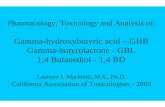 Gamma-hydroxybutyric acid – GHB Gamma-butyrolactone · PDF fileGamma-hydroxybutyric acid – GHB Gamma-butyrolactone ... • Natural Sleep 500 • Oxy-Sleep • GHBA •G-caps ...